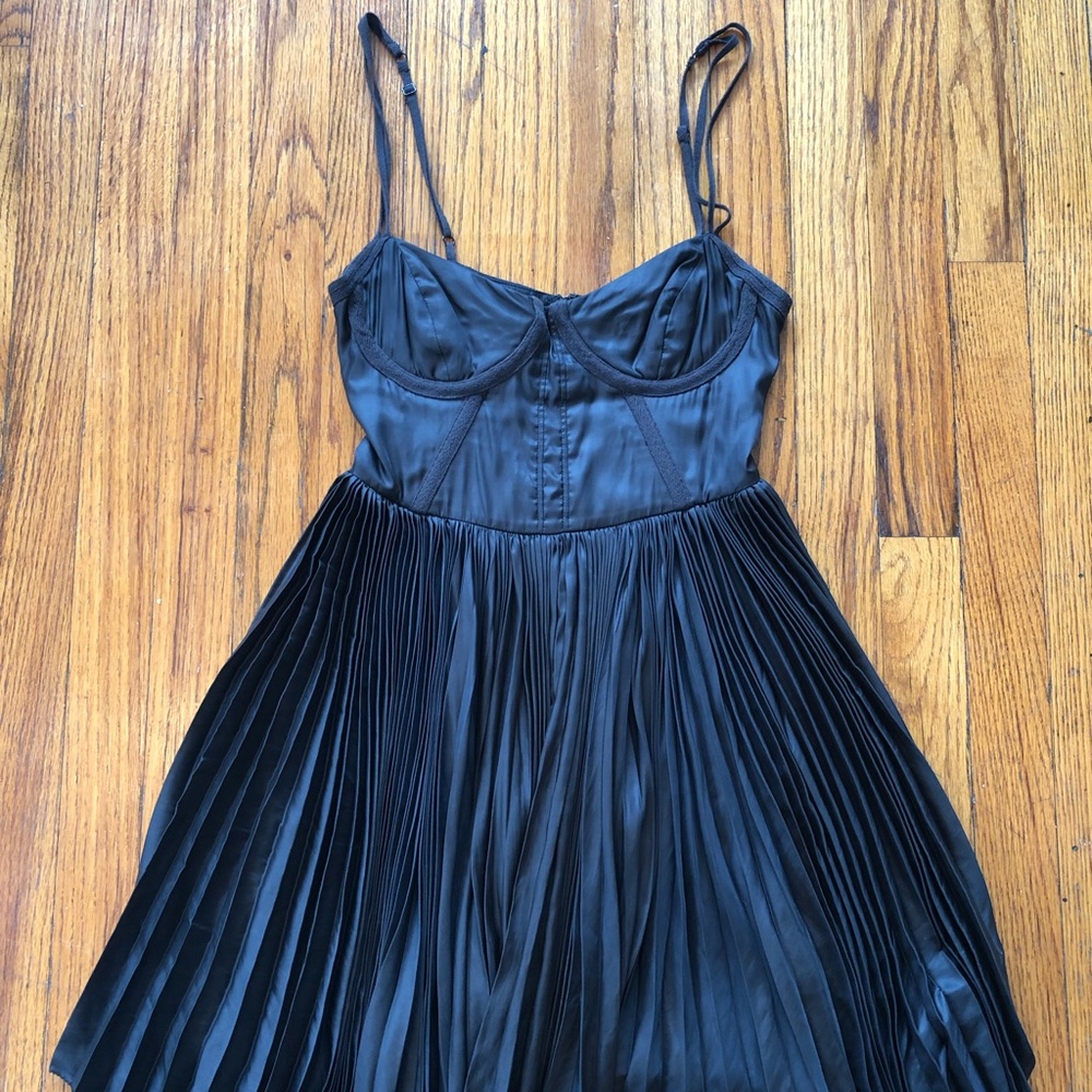 Elizabeth and James black cocktail dress